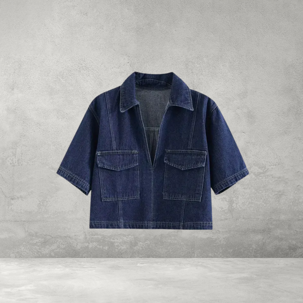 Dames Denim Zomer Set – Slim Fit