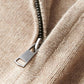 Heren Zip-up Trui – Halve Rits Pullover met Ribstructuur & Comfortabele Pasvorm