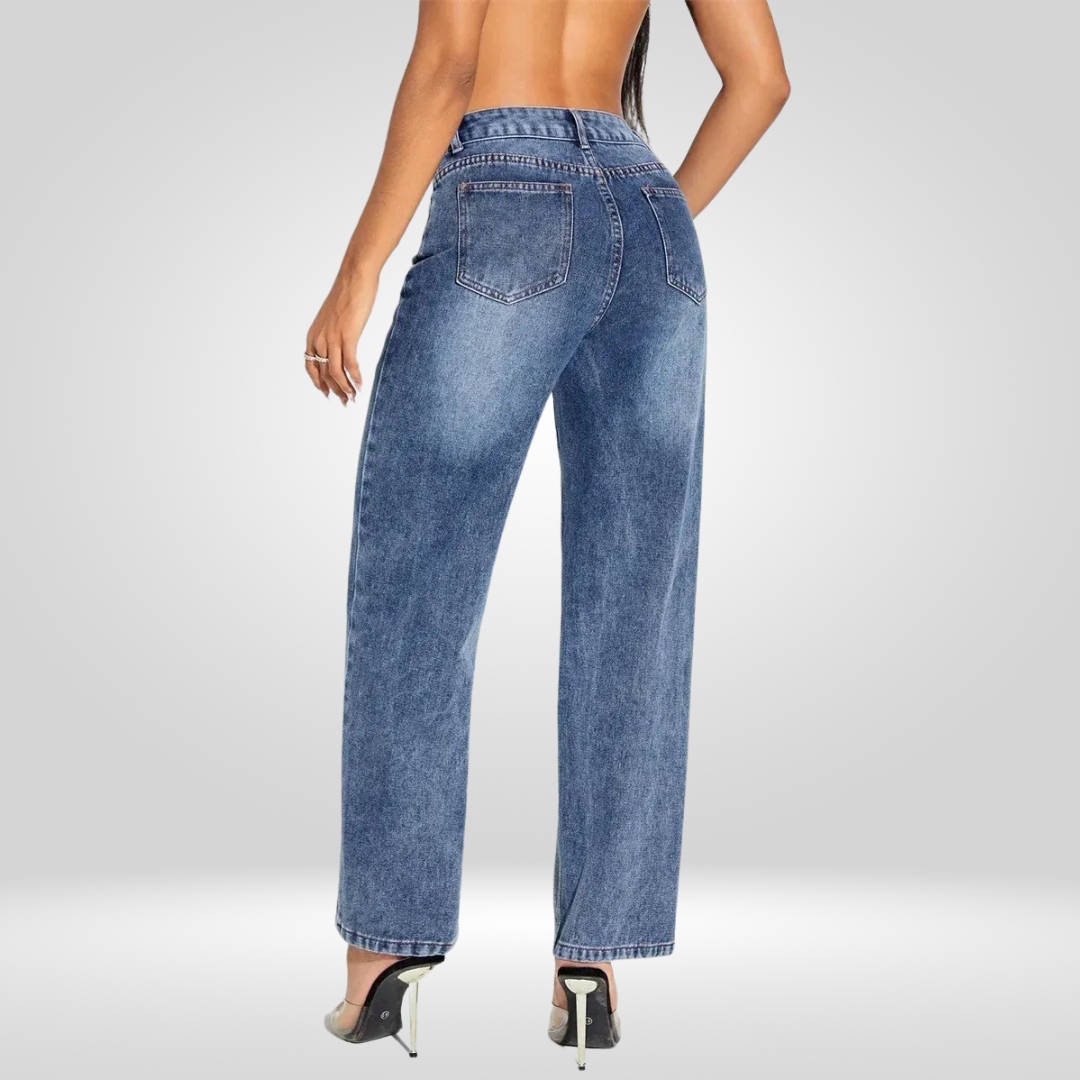 Vintage Patchwork Mom Jeans