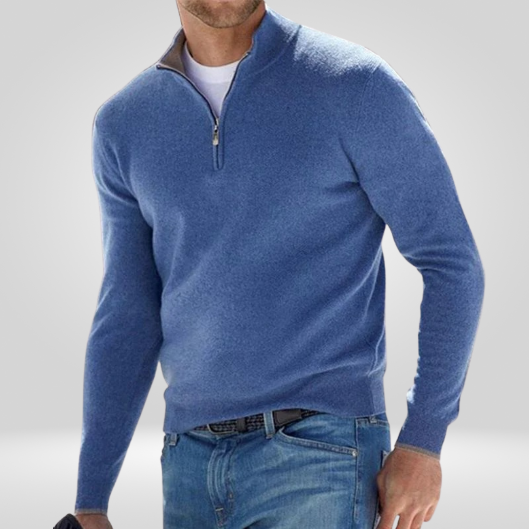 Premium Heren -Pullover met rits