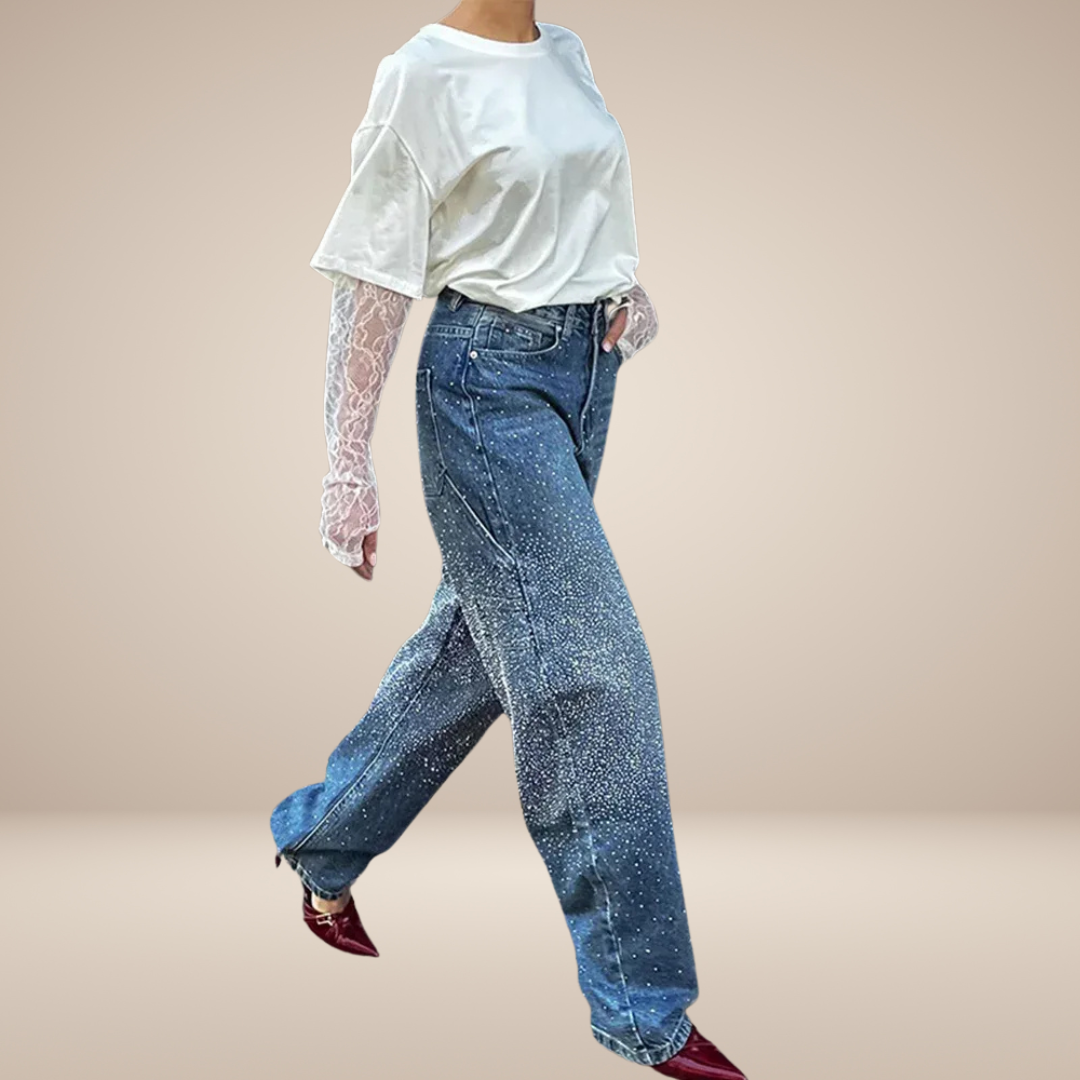 Street Denim – Jeans met Hoge Taille