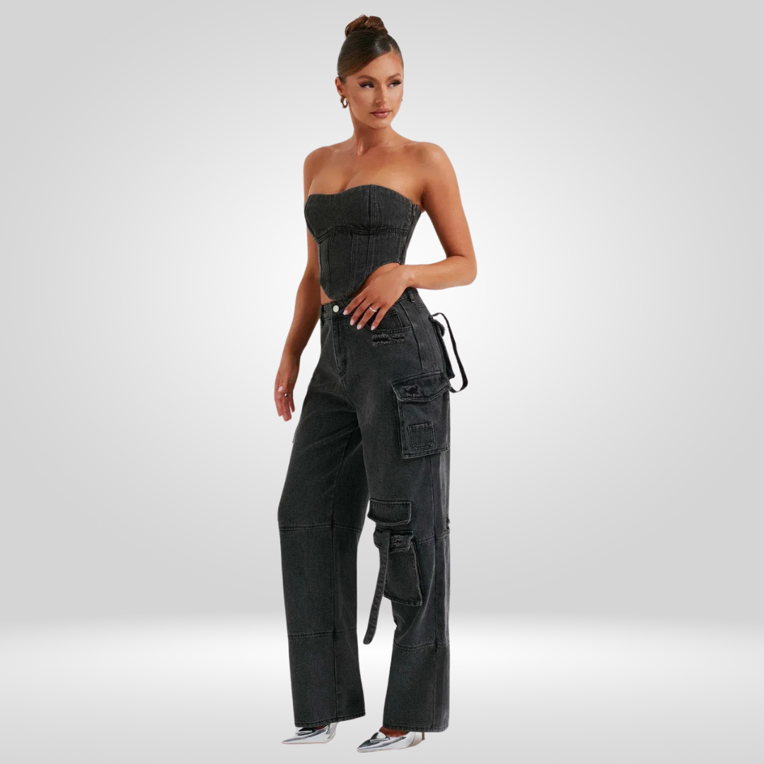 Wijde Cargobroek - Trendy en Comfortabel voor de Stoere Vrouw