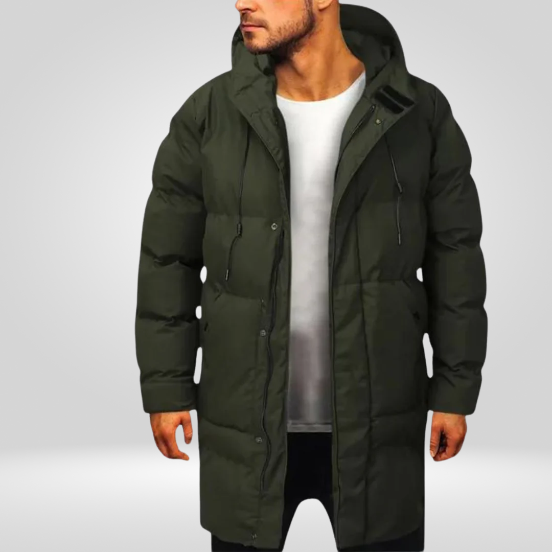 Heren Parka-Jas – Warme Winterjas met Capuchon