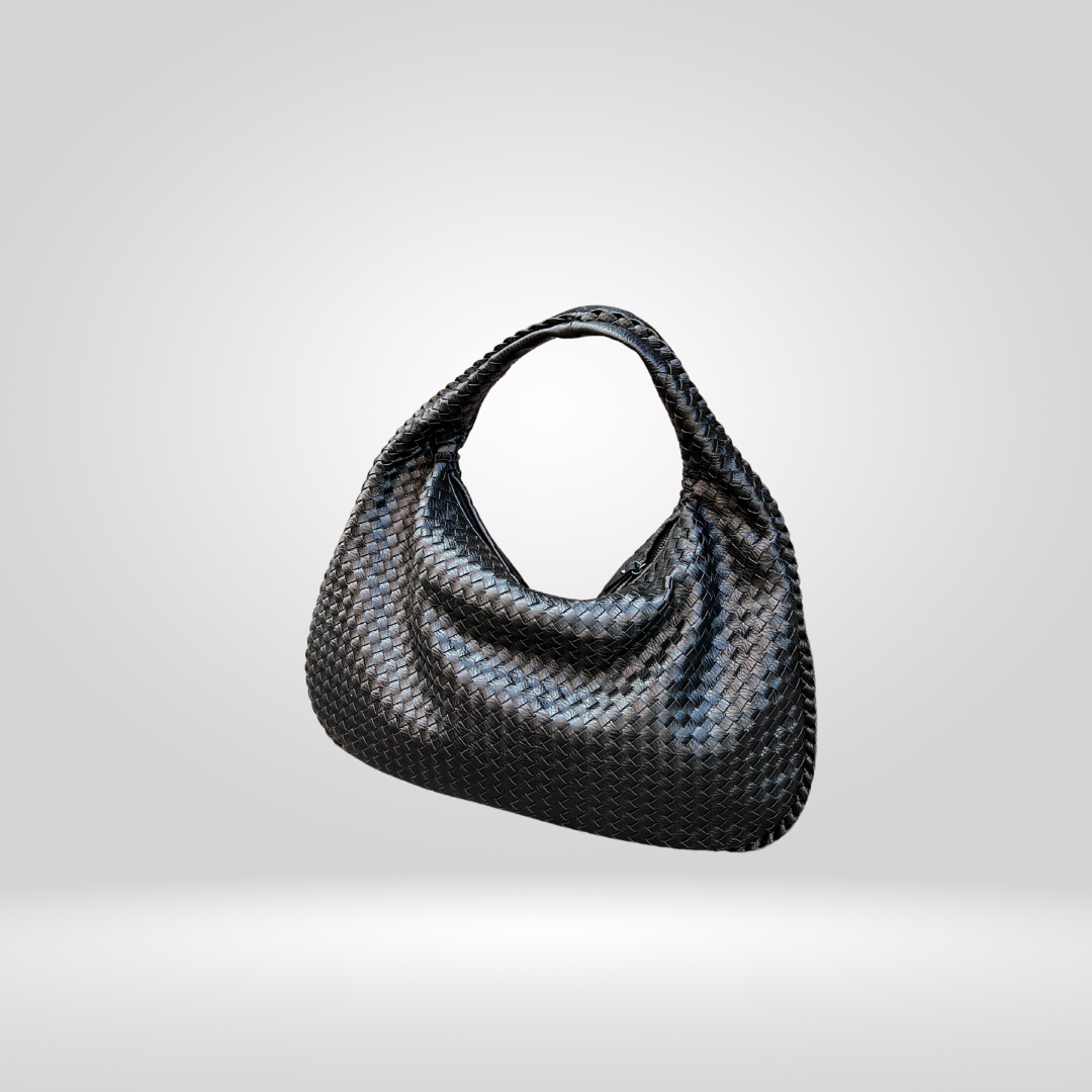 Trendy gevlochten handtas