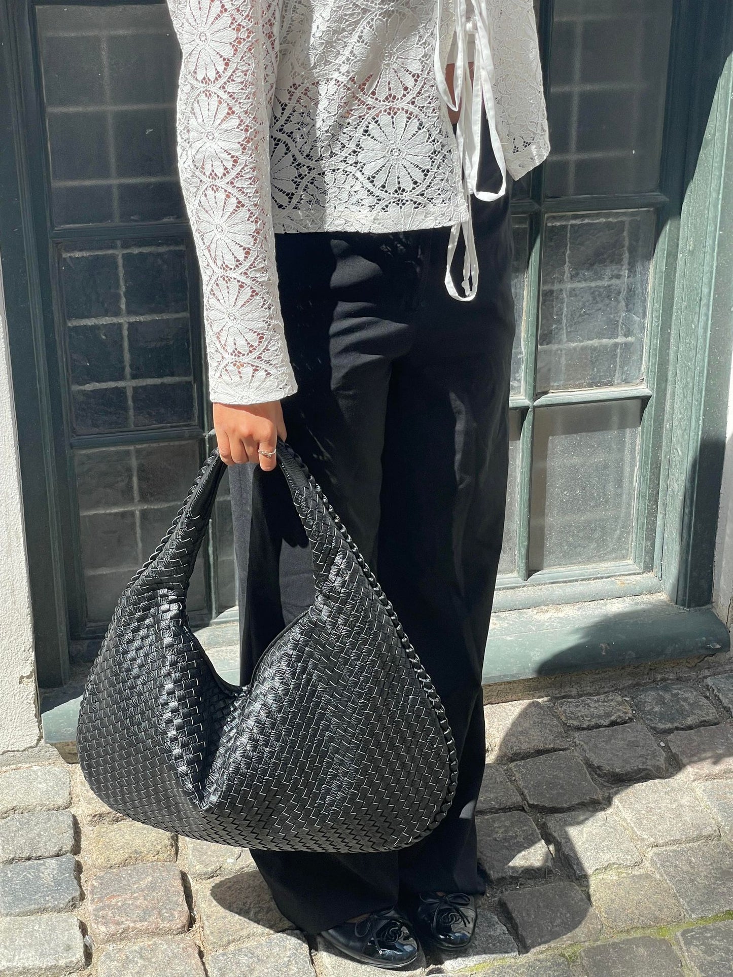 Gevlochten Dames Handtas – Luxe Design in Tijdloze Stijl