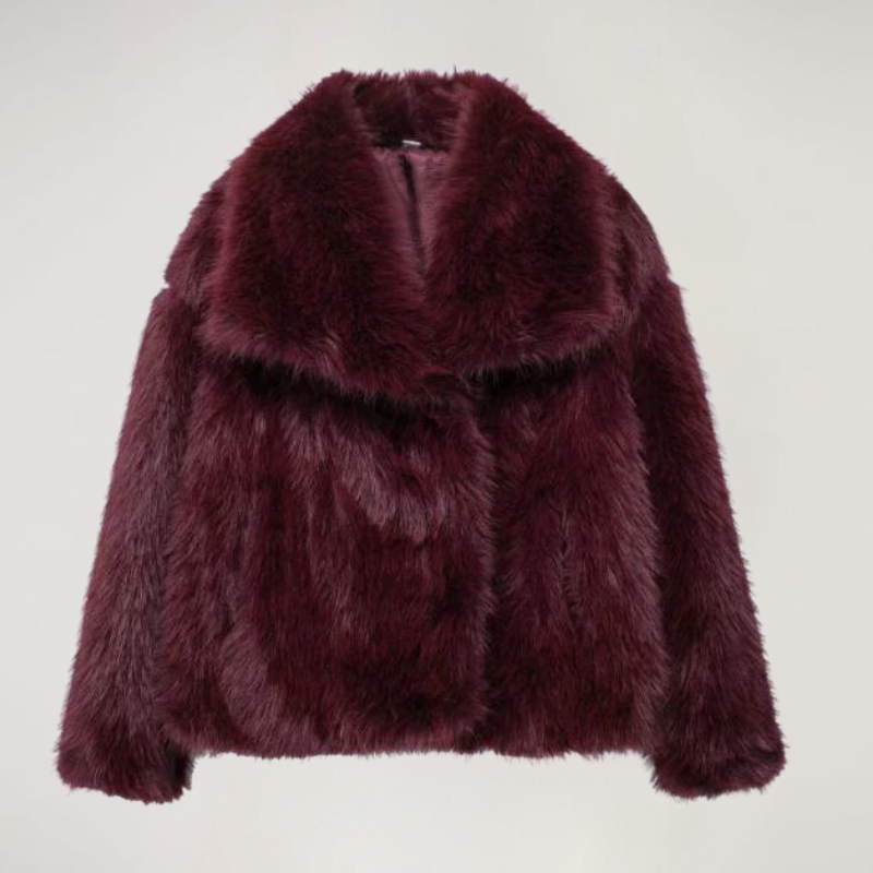Dames Fake Fur Coat – Luxe en Warme Nepbont Jas