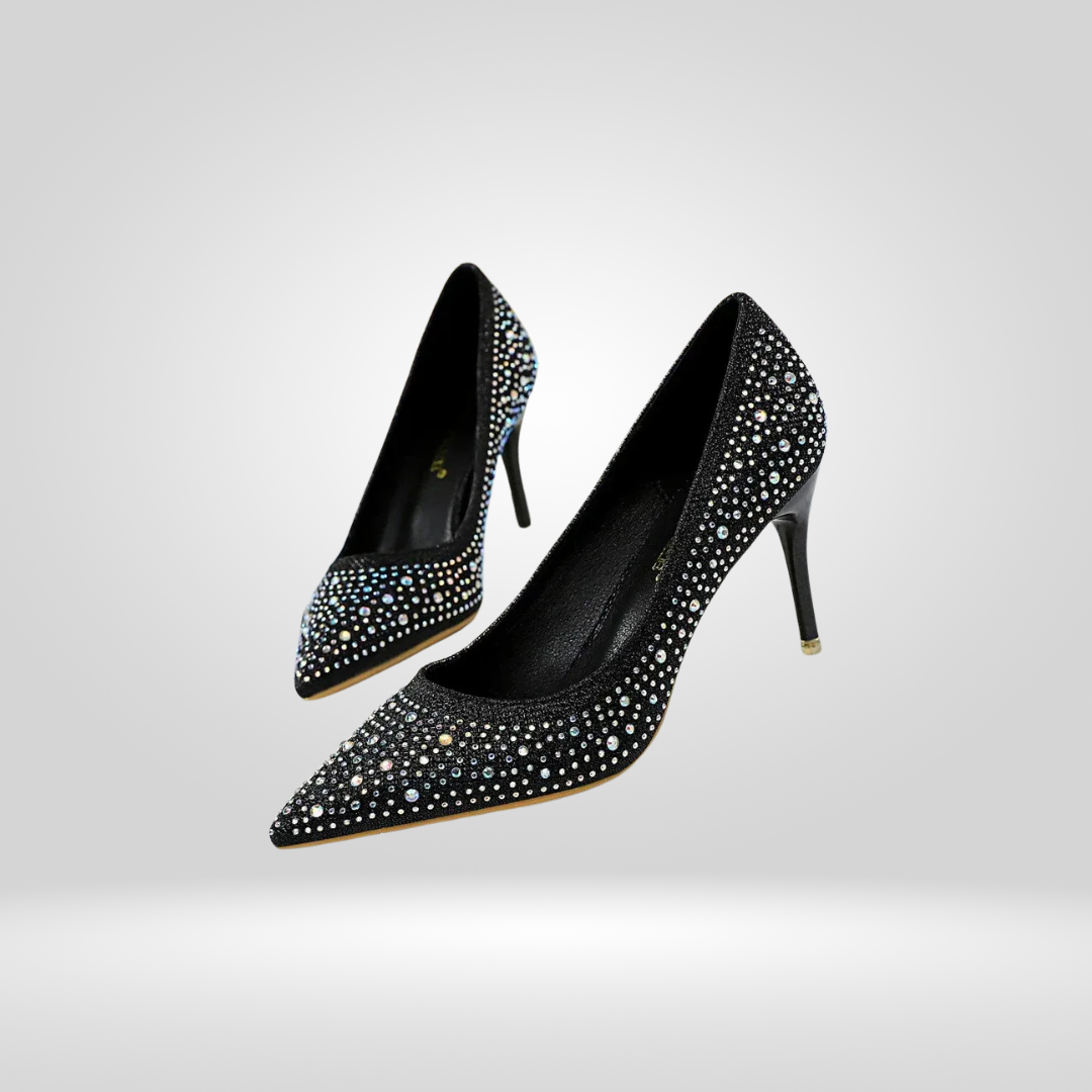Luxe Dames Stiletto Pumps – Met Strass Details