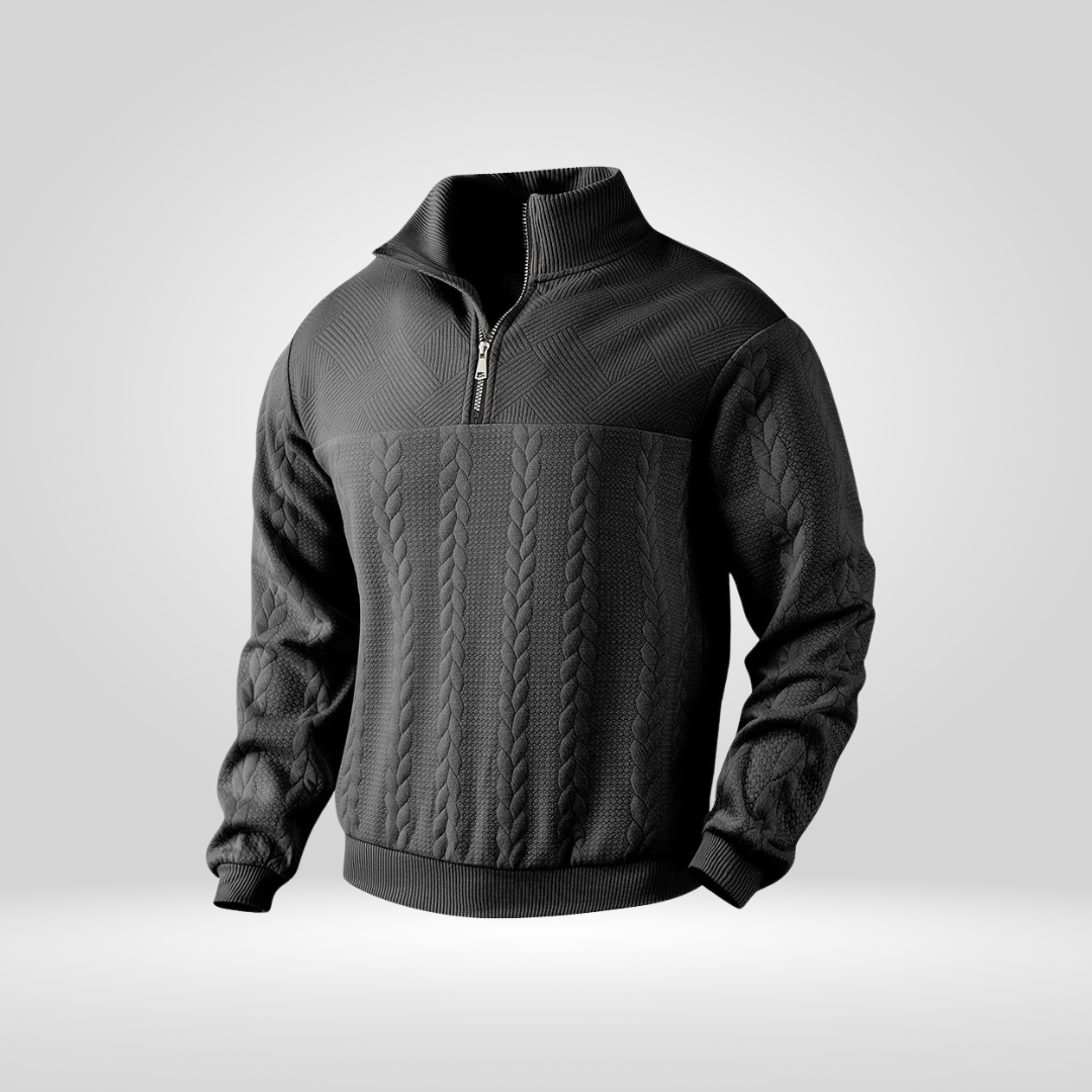 Half-zip trui voor Heren