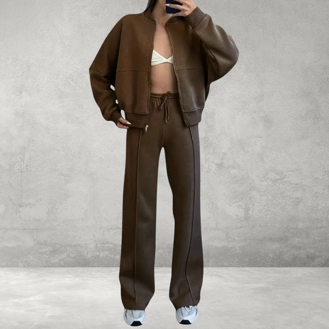 Comfy Damespak – 2-Delige Lounge Set met Trui & Broek