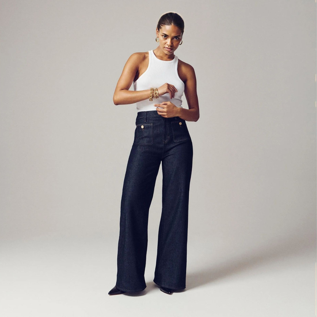 Hoge Taille Jeans voor Dames – Flatterende Pasvorm & Moderne Elegantie