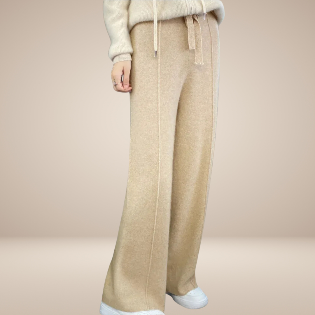 Dames Wollen Broek – Wijde Pijpen voor Comfort