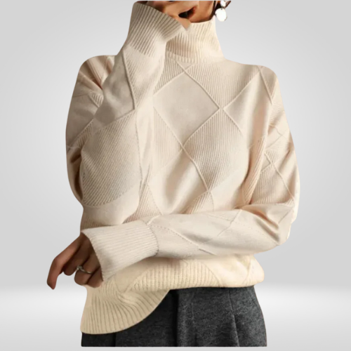 Dames Gebreide Oversized Coltrui – Stijlvolle Warmte