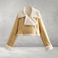 Dames Cropped lerenjas