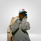 Gestreepte oversized Dames trui