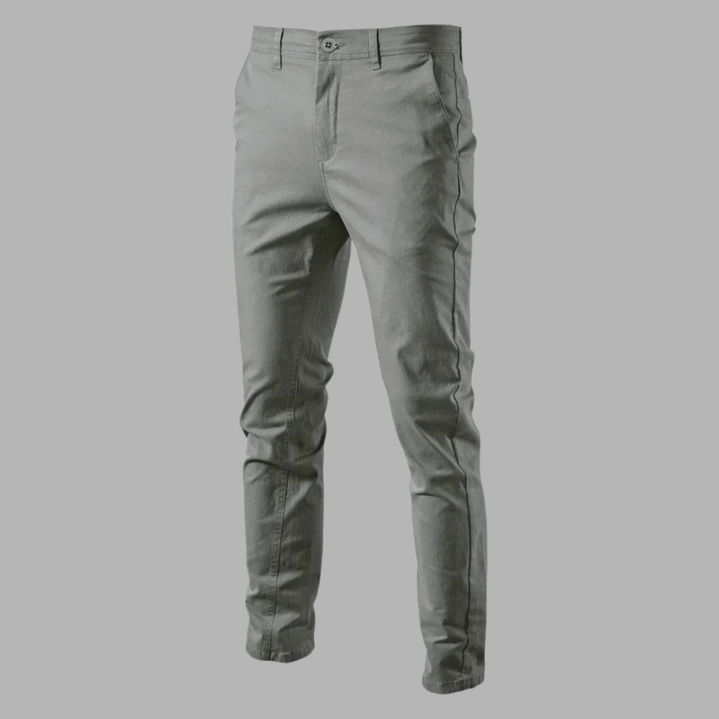 Casual Heren Katoenen Broek – Slim Fit