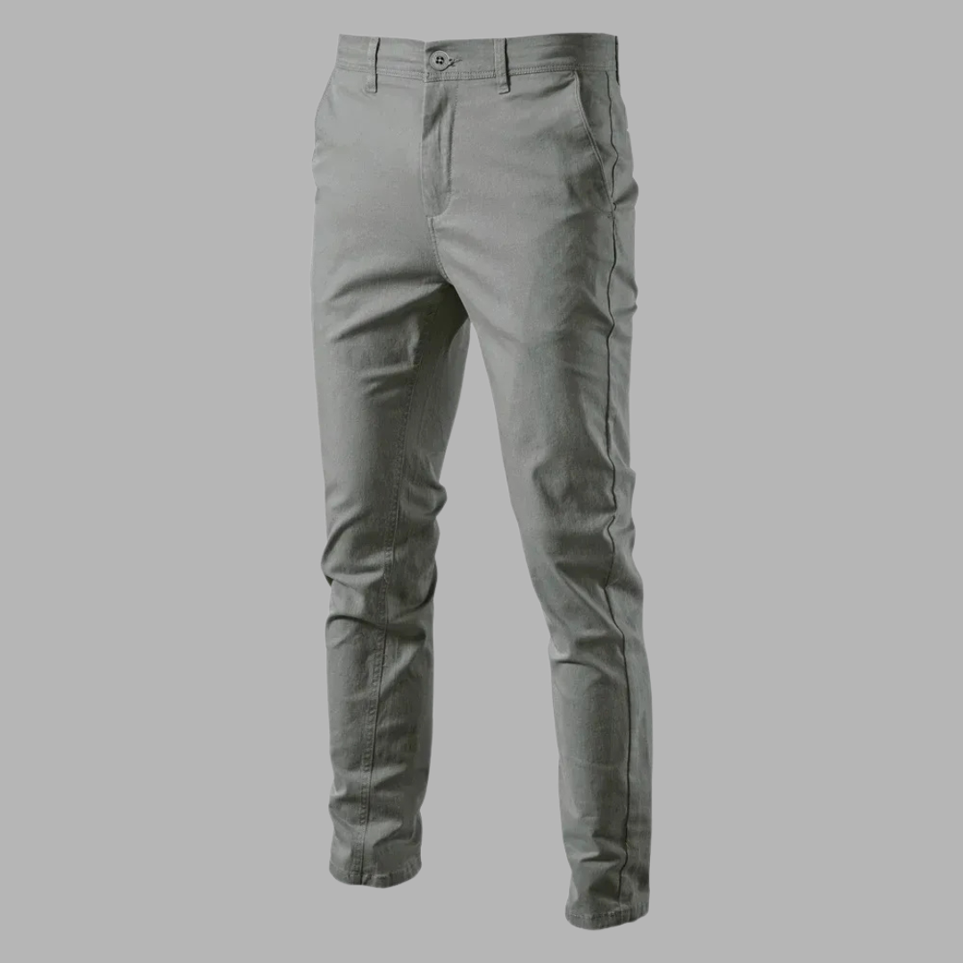 Casual Heren Katoenen Broek – Slim Fit