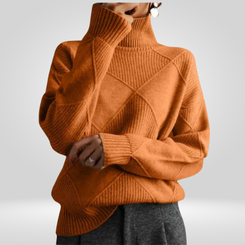 Dames Gebreide Oversized Coltrui – Stijlvolle Warmte