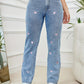 Geborduurde Hart Jeans voor Dames – Speels & Stijlvol