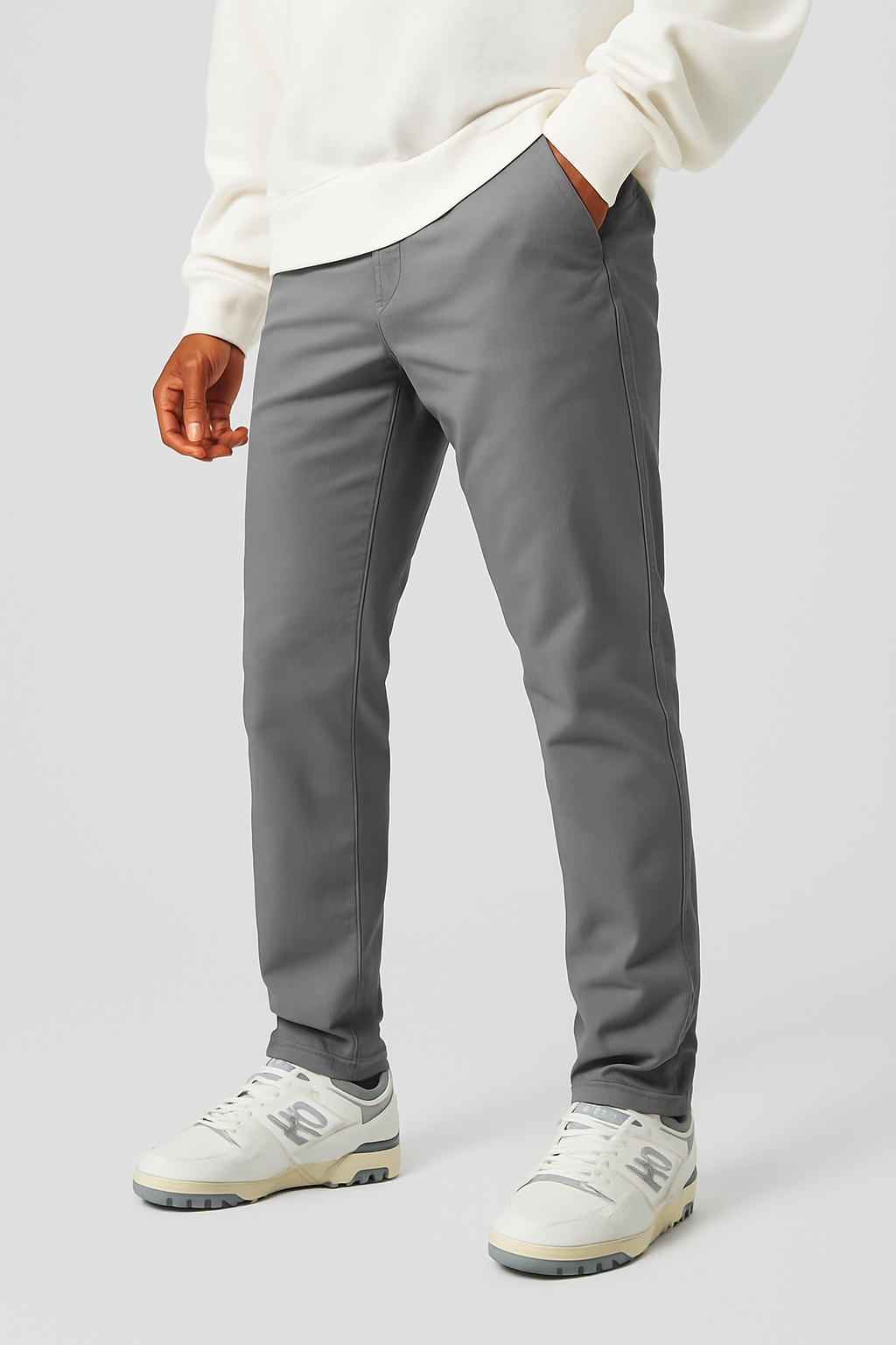 Heren Slim Fit Broek – Comfortabel en Ademend Katoen