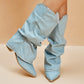 Denim Laarzen voor Dames – Speels, Trendy & Uniek Design