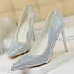 Dames Stiletto Pumps met Strass – Luxe en Elegant
