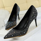 Dames Stiletto Pumps met Strass – Luxe en Elegant