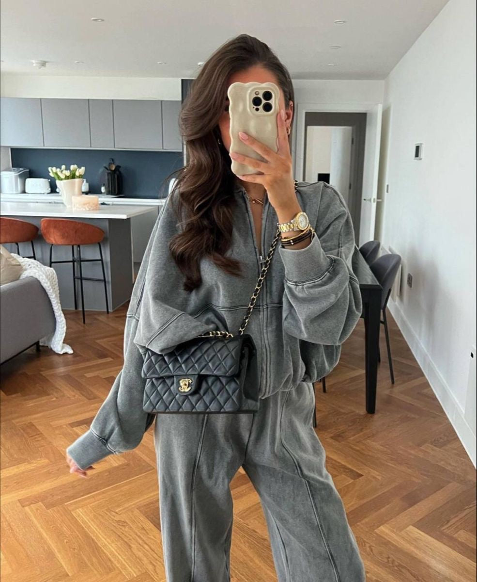 Comfy Damespak – 2-Delige Lounge Set met Trui & Broek