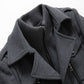 Heren Wintermantel – Luxe Wolmix Jas met Rits en Knopen