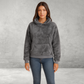 Dames fluffy hoodie van pluche fleece