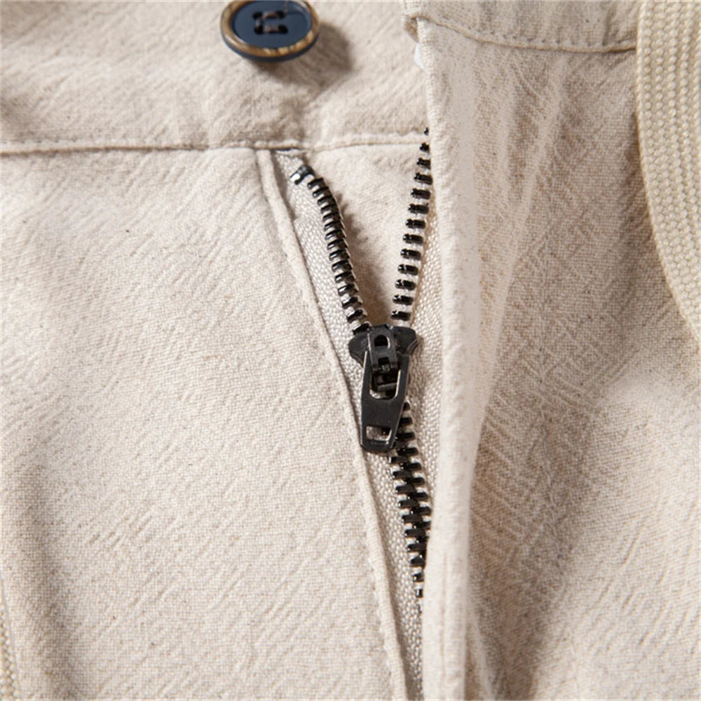 Heren Linnen Broek – Lichtgewicht en Ademend