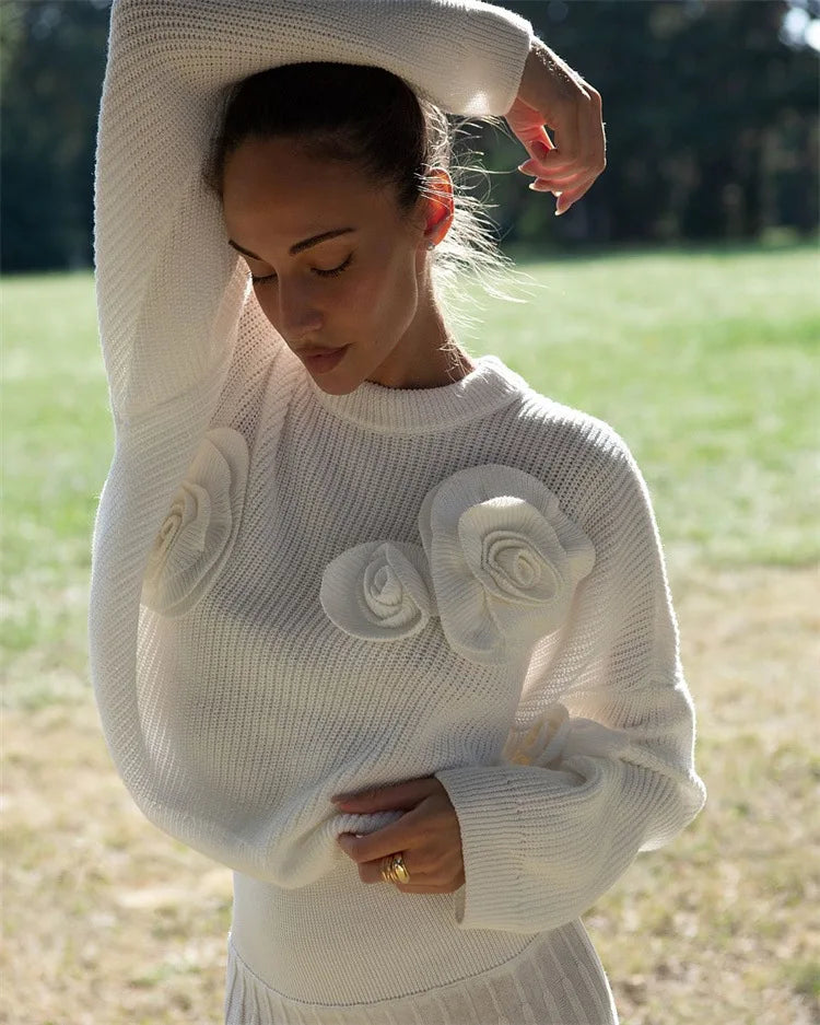 Cozy Knit Pullover – Zachte Gebreide Dames Trui met Losse Pasvorm