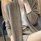 Wolmix Dames Vest – Lang en Elegant voor Lente & Herfst