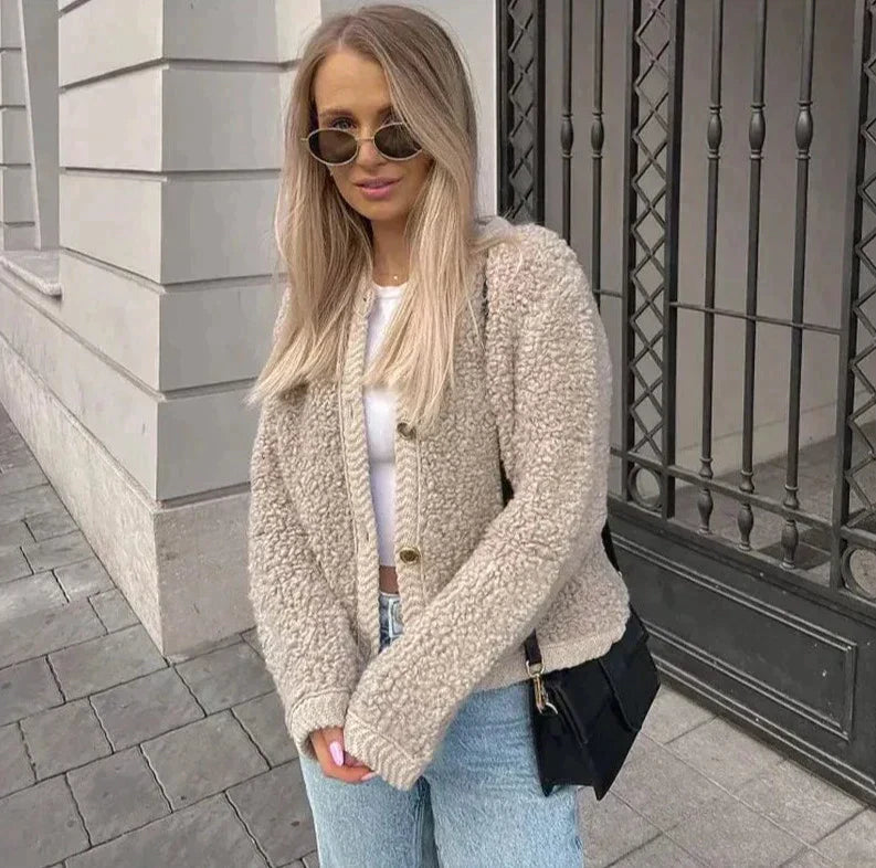 Dames Teddy Vest – Zacht en Warm Luxe Fleece Vest