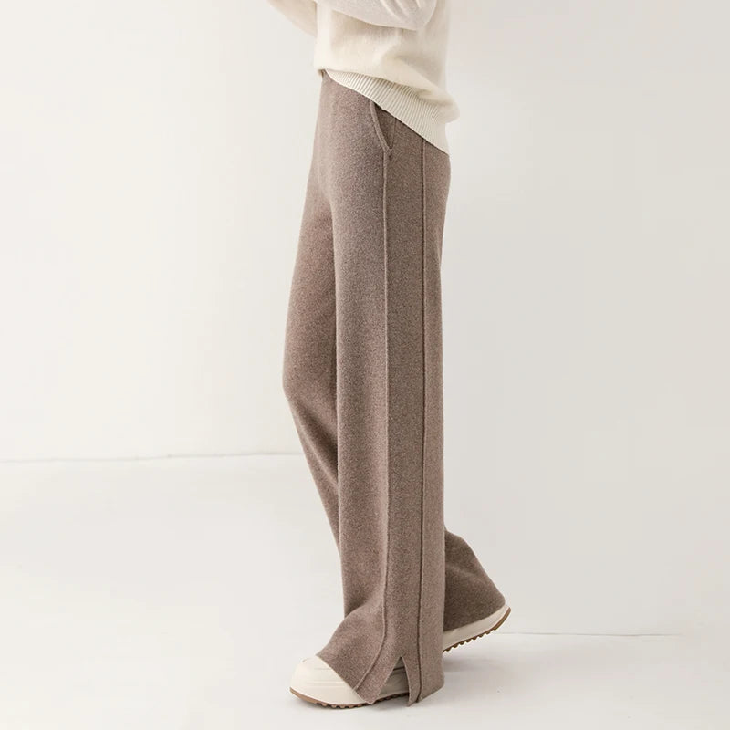Wollen Damesbroek – Luxe Comfort & Tijdloze Elegantie