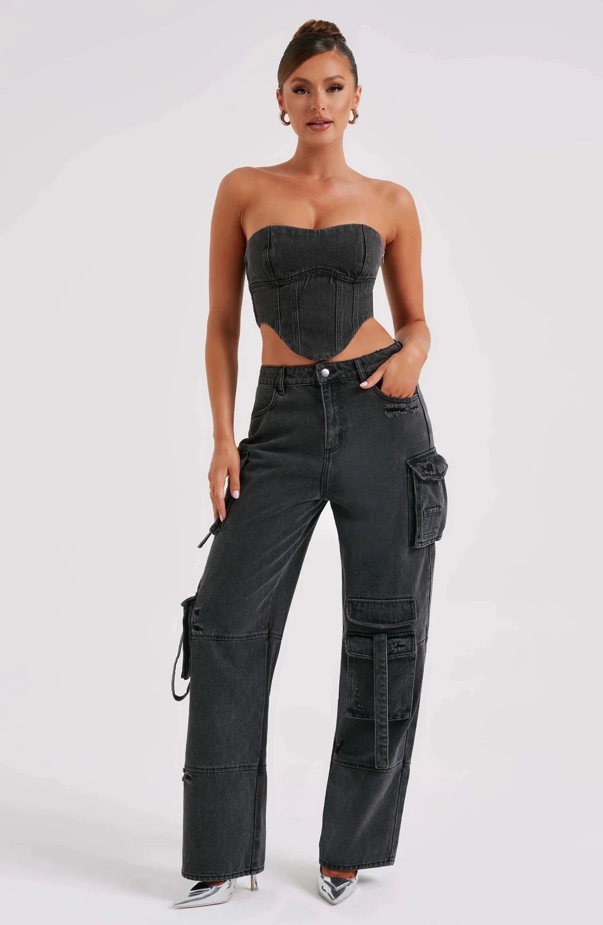 Wijde Cargobroek voor Dames – Trendy Baggy Jeans