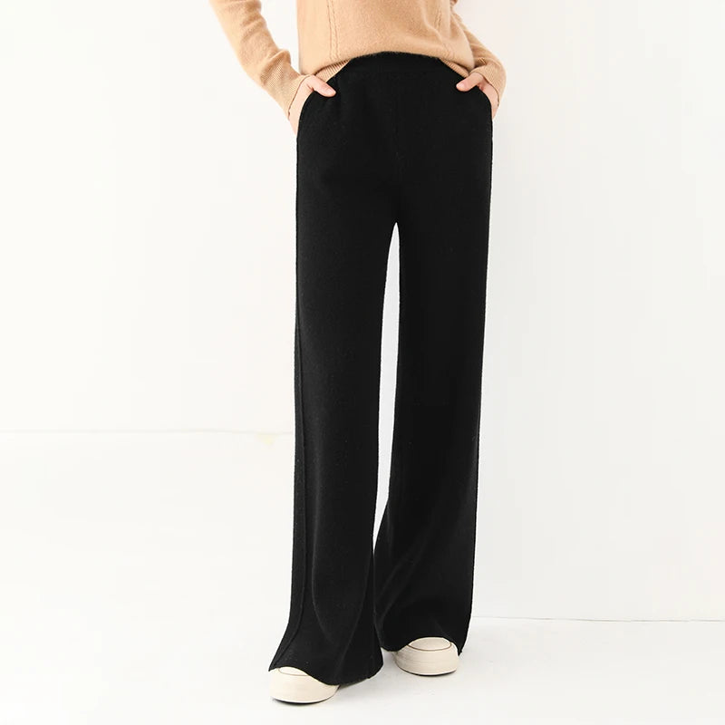 Wollen Damesbroek – Luxe Comfort & Tijdloze Elegantie