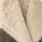 Vintage Leren Bontjas Dames - Lange Winterjas, Dubbelzijdig Chic