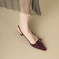 Dames Slingback Pumps met Mid-Hak – Elegant en Comfortabel