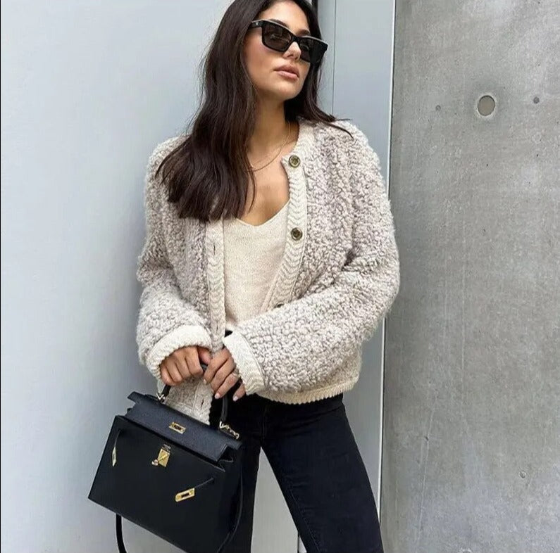 Dames Teddy Vest – Zacht en Warm Luxe Fleece Vest