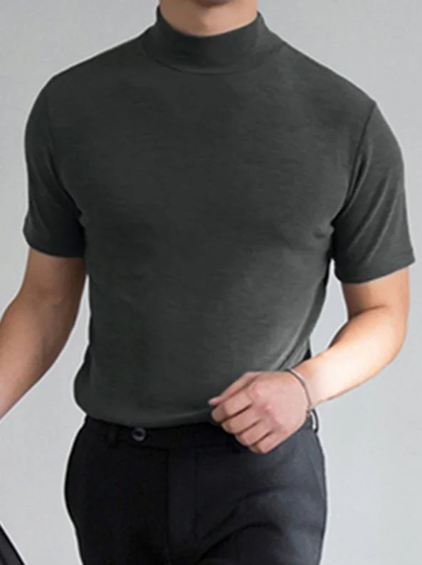 Heren Coltrui – Turtleneck Top met Slim Fit Pasvorm & Tijdloze Stijl
