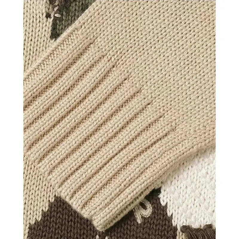 Beer Trui voor Dames – Gebreide Trui met Borduurwerk