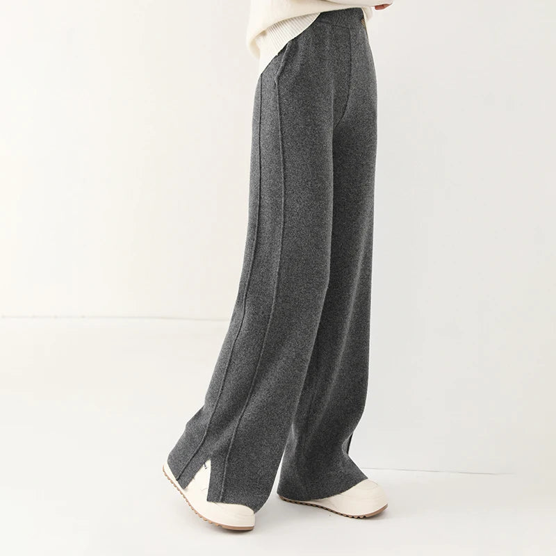 Wollen Damesbroek – Luxe Comfort & Tijdloze Elegantie