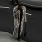 Dames Trenchcoat met Luipaardprint – Warme Nepbont Jas