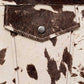 Vintage Dames Jas – Kunstbont met Dierenprint en Klassiek Design