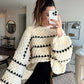 Oversized Gebreide Dames Trui
