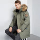 Heren Donsjas – Warme Mid-Length Winterjas met Eendendons