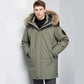 Heren Donsjas – Warme Mid-Length Winterjas met Eendendons