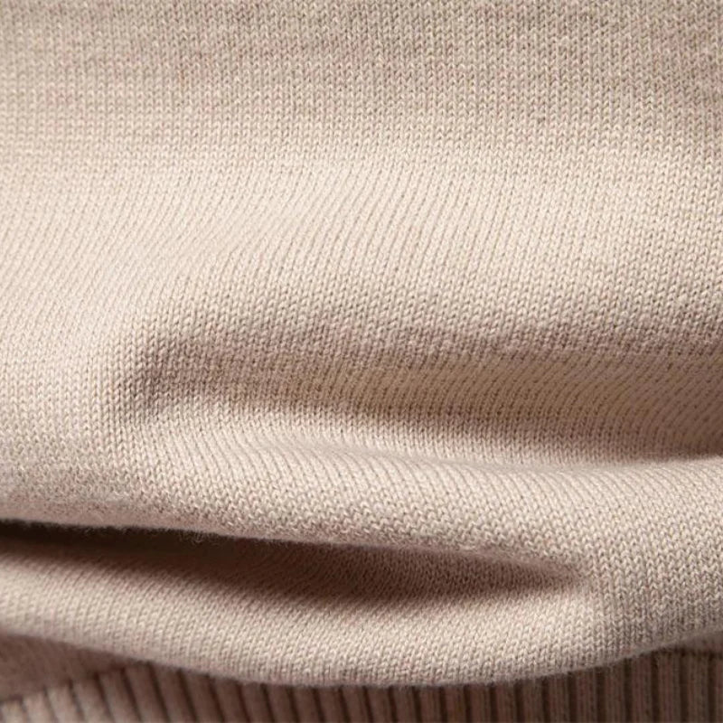 Heren Gebreide Pullover – Slim Fit Trui van Ademend Katoenmix