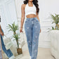 Geborduurde Hart Jeans voor Dames – Speels & Stijlvol