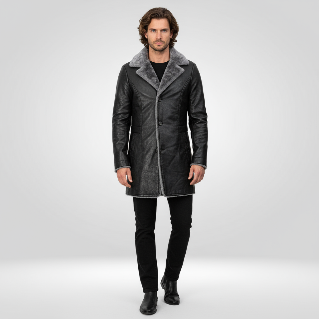 Elegante Winterjas voor Heren – Warm en Stijlvol Design